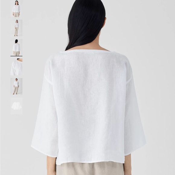 Eileen Fisher organic linen box top 🤍 - Picture 5 of 5
